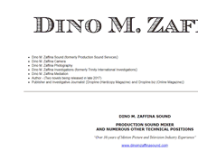 Tablet Screenshot of dinomzaffina.com
